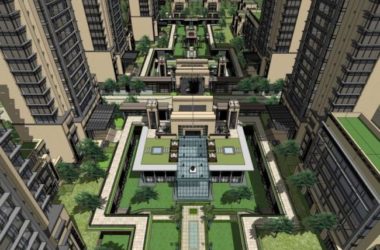 Classical Style High-Rise Residential Complex | SketchUp Model-BIM WORLD