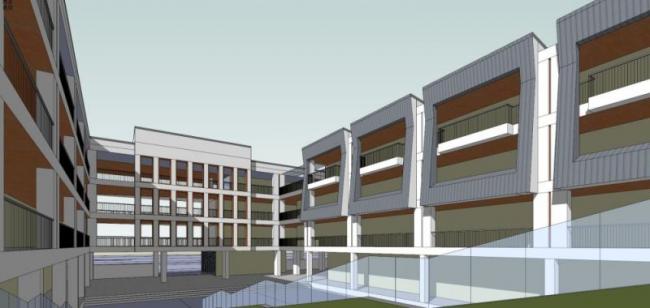 Modern Multi-Story School Campus Design | Educational Architecture in SketchUp