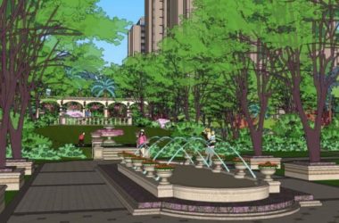 SketchUp Landscape Design for High-Rise Residential Communities in Classical Style-BIM WORLD