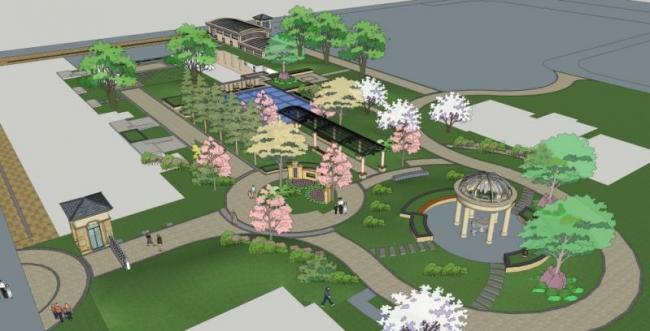 SketchUp Landscape Models: Community, Residential, and Classical Styles