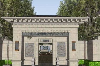 SketchUp Landscape Model: Chinese-Style Garden Villa Community Residential Design-BIM WORLD