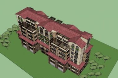 Classical Multi-Story Residential Model in SketchUp-BIM WORLD