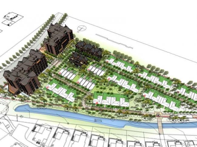 SketchUp Residential Design: Multi-Story British Classical Garden Home