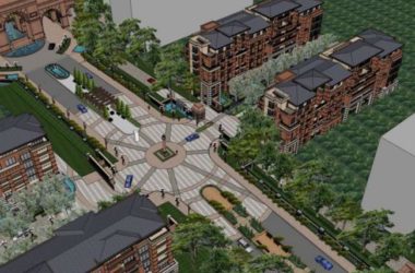 SketchUp Residential Design: Multi-Story Community Featuring Garden Villas in Classic Style-BIM WORLD