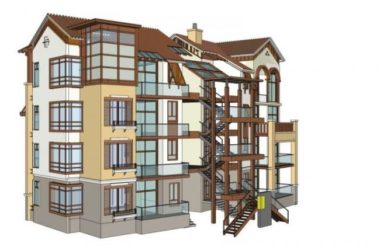 SketchUp Multi-Story European Classical Residential Model-BIM WORLD