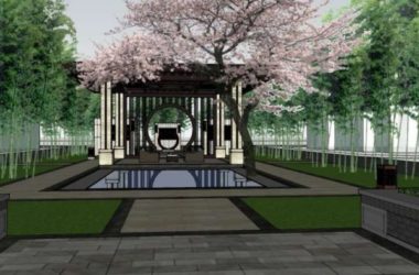 Chinese-Style Pavilion Sketch Model in SketchUp-BIM WORLD