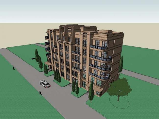 European-Inspired Multi-Story Residential Model in Classical Style | SketchUp Architecture