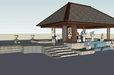 Classical Style Pavilion Sketch Model in SketchUp-BIM WORLD