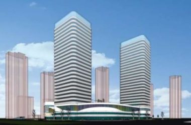 SketchUp Complex Model: Multi-Story High-Rise Office, Commercial, Hotel, and Modern Apartment Building-BIM WORLD