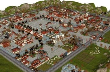SketchUp Model of a Multi-Story Ancient Chinese City with Traditional Architecture-BIM WORLD
