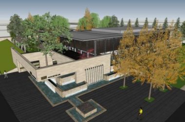 Modern Multi-Story Office Building Model in SketchUp-BIM WORLD
