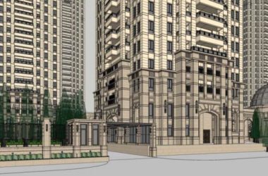 SketchUp Residential Models: Classical Style High-Rise Buildings-BIM WORLD