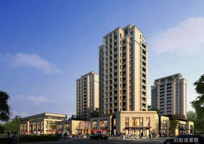 SketchUp Residential Model: Classical High-Rise with Ground-Floor Commercial Space