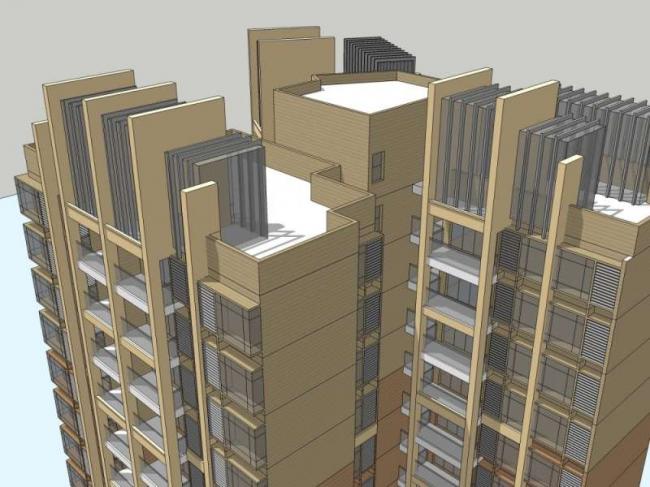 SketchUp Residential Models: Super High-Rise and Classical Style Buildings