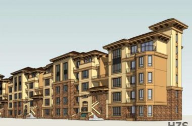European-Style Multi-Story Row House Residential Model in SketchUp-BIM WORLD