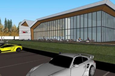 SketchUp Business Model: Modern Multi-Story Sales Office Design-BIM WORLD