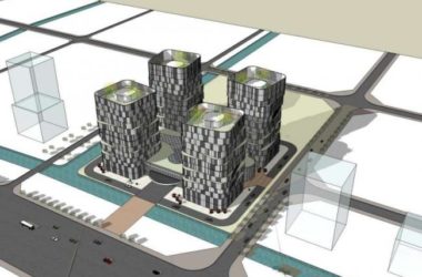 SketchUp Complex Model: Multi-Story High-Rise with Office, Ground Floor Retail, Hotel, and Modern Apartments-BIM WORLD