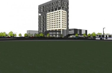 Modern High-Rise Hotel Model in SketchUp-BIM WORLD