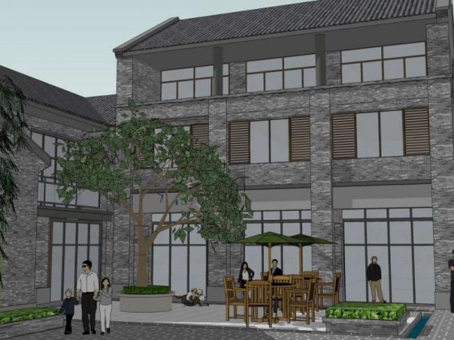 SketchUp Business Models: Stacked Villas, Commercial Spaces, and Chinese-Inspired Designs