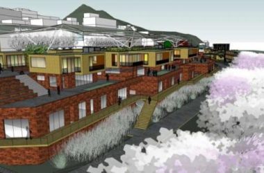 SketchUp Business Model: Modern Multi-Story Commercial Street Design-BIM WORLD