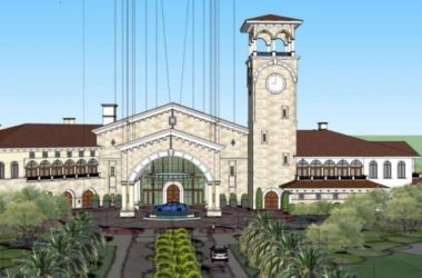 SketchUp Business Model: Multi-Story Classical Style Commercial Club Design-BIM WORLD