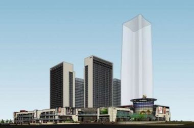 SketchUp Model of a Multi-Story Commercial Complex Featuring Residential, Office, and Hotel Spaces in Classical Style-BIM WORLD