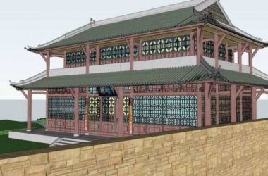 SketchUp Model of Ancient Chinese Architecture: Multi-Story San Su Temple Yunyu Building-BIM WORLD