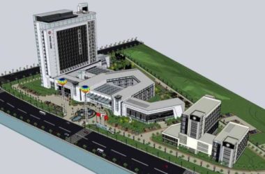 Multi-Story High-Rise Hybrid Hospital Model | Huishan District People's Medical Building in Modern Style-BIM WORLD