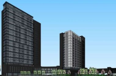 High-Rise Office and Research Building in an Electronic and Electrical Industry Park | Modern SketchUp Model-BIM WORLD