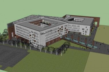 Modern Multi-Story University Architecture Institute | SketchUp School Model for Campus Design-BIM WORLD