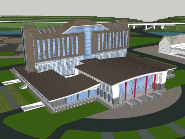 SketchUp Office Model: Government and High-Rise Classical Office Buildings