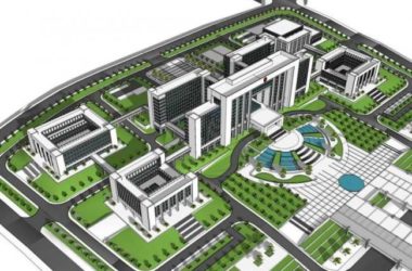 Modern Multi-Story Office Building Design for Administrative Center in SketchUp-BIM WORLD