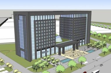 Modern High-Rise Office Building Model in SketchUp-BIM WORLD