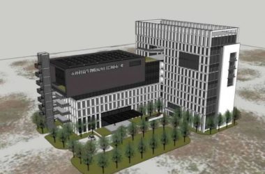 Wuhuan Technology's Modern Multi-Story Office Building SketchUp Model for Changcheng Park Industrial Biological Desulfurization Project-BIM WORLD
