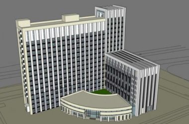 Classical High-Rise Office Building Model in SketchUp-BIM WORLD
