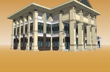 SketchUp Business Model: Multi-Story Club, Western Restaurant, and Classical Commercial Design-BIM WORLD