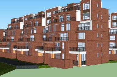 Modern Multi-Story Residential SketchUp Model with Garden House Design-BIM WORLD