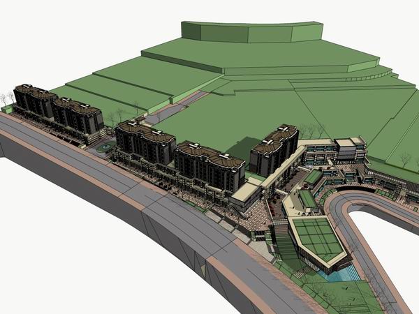 SketchUp Business Model: Designing Multi-Story Office, Residential, and Classical Commercial Buildings
