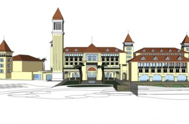 Classical Multi-Story Hotel Model in SketchUp-BIM WORLD