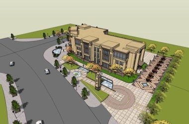 SketchUp Residential Model: Multi-Story Classical Style Sales Office-BIM WORLD