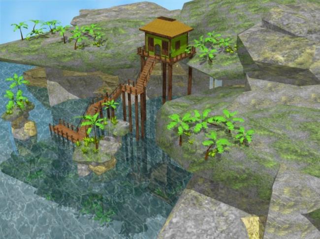 Modern Villa Landscape Design in SketchUp