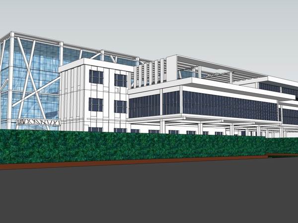 Modern Multi-Story Library: A Cultural Architecture Model in SketchUp