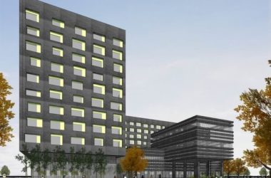 Modern High-Rise Hotel Model in SketchUp-BIM WORLD