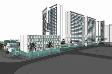 SketchUp Complex Model: Multi-Story High-Rise Office, Hotel, and Commercial Building in Modern Style-BIM WORLD