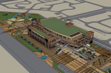SketchUp Business Model: Multi-Story Classical Commercial City Design-BIM WORLD