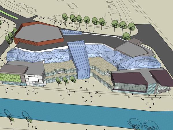 SketchUp Business Model: Designing a Modern Multi-Story Business District