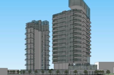Modern High-Rise Office Building Model in SketchUp-BIM WORLD