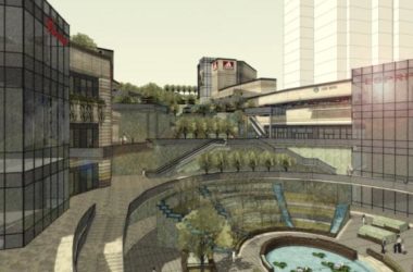 SketchUp Complex Model: Multi-Story High-Rise Office, Hotel, and Commercial Building in Modern Style-BIM WORLD