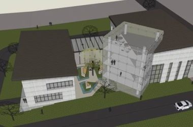 SketchUp Business Model: Modern Multi-Story Commercial Club Design-BIM WORLD
