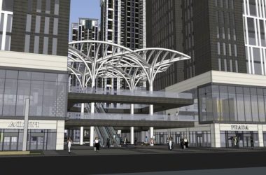 SketchUp Business Model: Modern Multi-Story Commercial Shopping Center Design-BIM WORLD